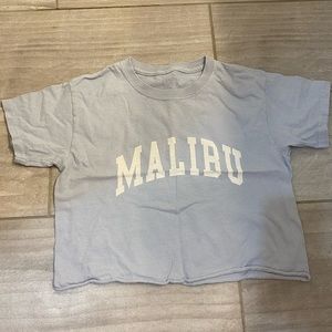blue malibu brandy melville tee
